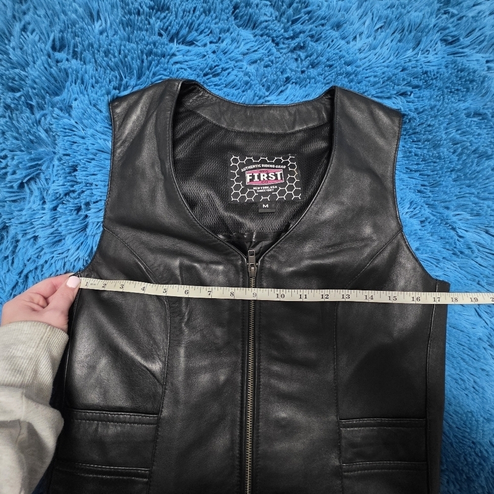 First Manufacturing Savannah Women's Motorcycle Vest Med - Picture 11 of 11